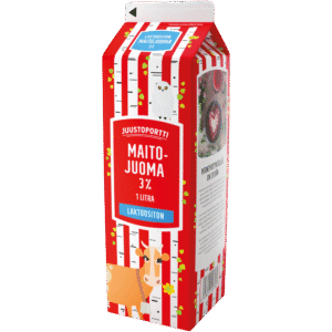 Juustoportti Maitojuoma 3 % 1 l laktoositon