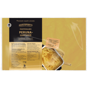 Juustoportti Paistovalmis perunalaatikko 1 kg laktoositon gluteeniton