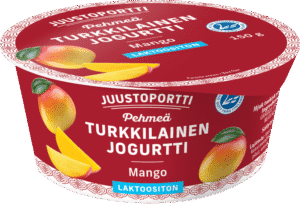 Juustoportti Pehmeä turkkilainen jogurtti 150 g mango laktoositon