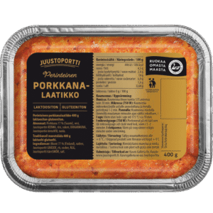 Juustoportti Perinteinen porkkanalaatikko 400 g laktoositon gluteeniton