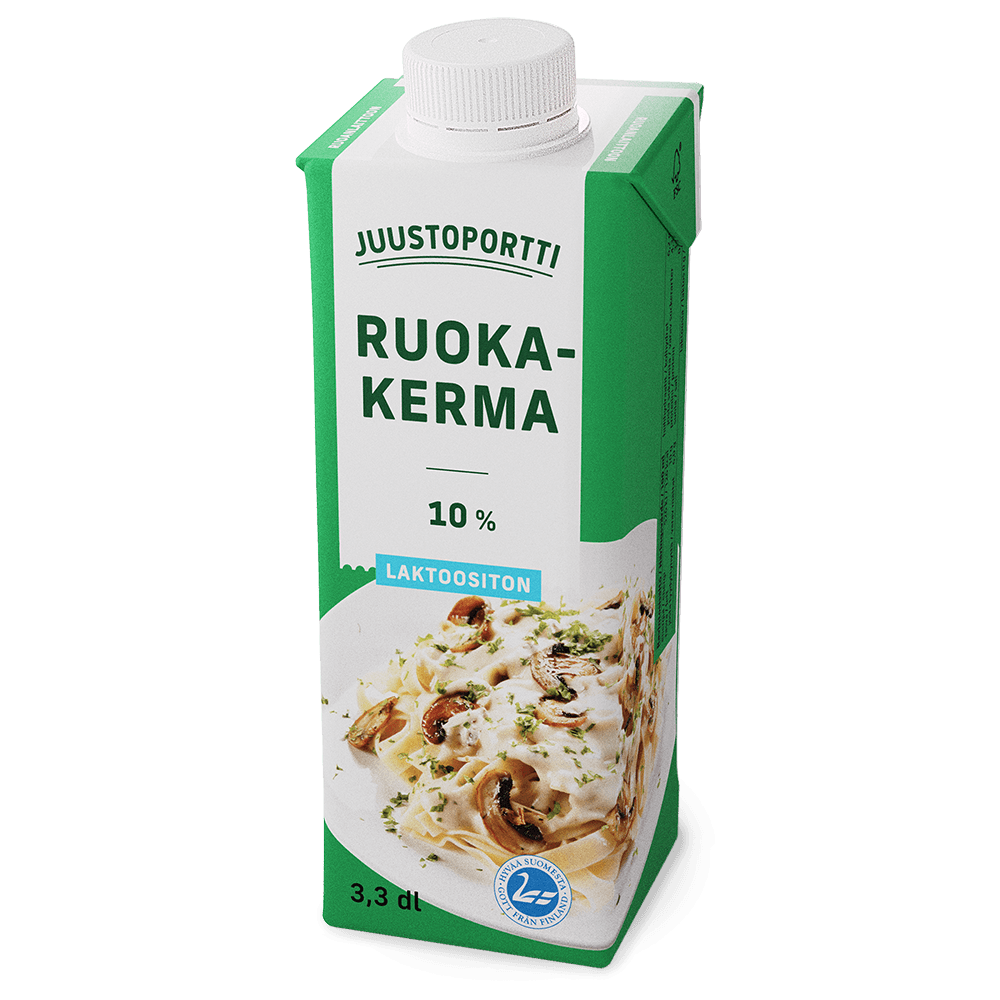 Juustoportti Ruokakerma 10 % 3,3 dl laktoositon