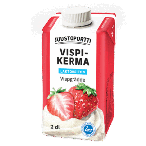 Juustoportti Vispikerma 2 dl laktoositon UHT