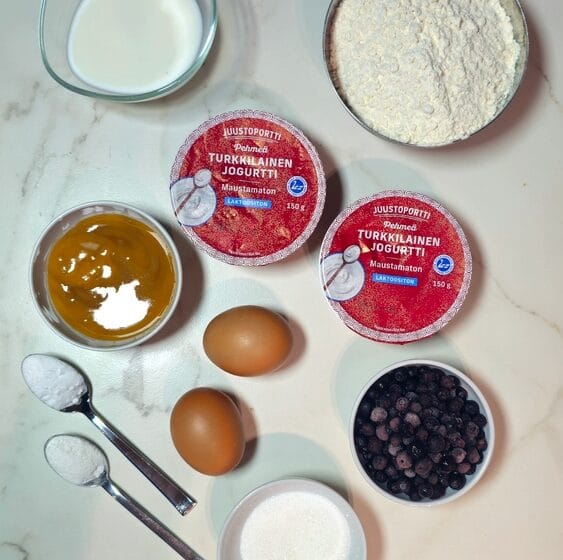 Harri Syrjäsen jogurttipannarit tehdään Juustoportin pehmeästä turkkilaisesta jogurtista. Ihmekös tuo kun tulee herkullista!