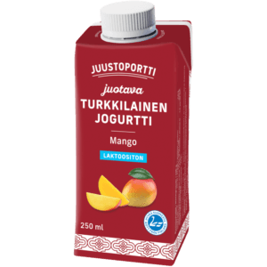 Juustoportti Juotava turkkilainen jogurtti 250 ml mango laktoositon