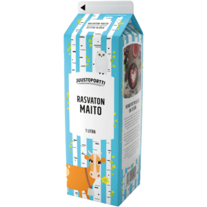 Juustoportti Rasvaton maito 1 l