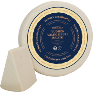 Juustoportti Vuohen valkosipulijuustokiekko noin 5 kg