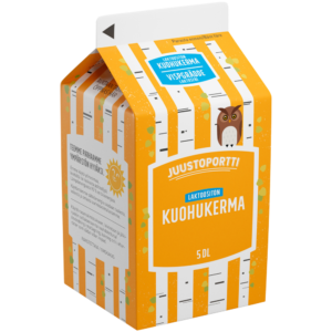 Juustoportti kuohukerma 5 dl laktoositon