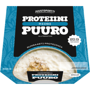 Juustoportti Proteiini-riisipuuro 300 g gluteeniton
