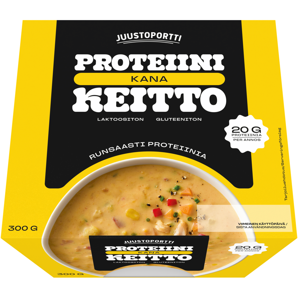 JP Proteiini-Kanakeitto 300 g