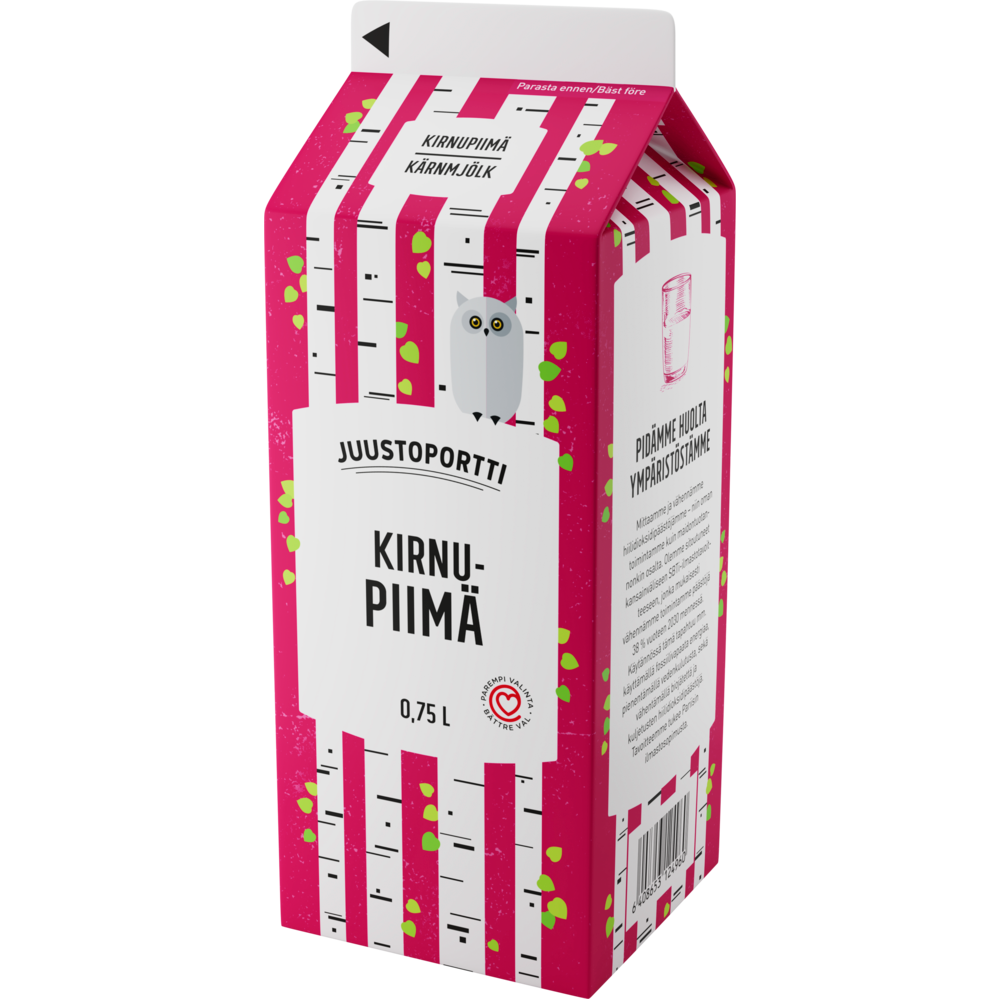 Juustoportti Kirnupiimä 0,75 l