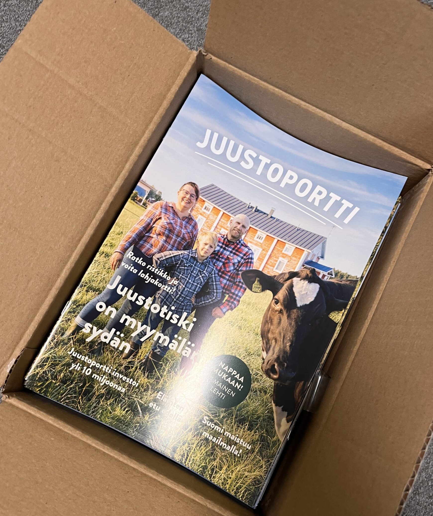 Juustoportti-lehden saa ilmaiseksi Juustoportin liikenneasemilta