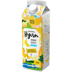 Juustoportti Hyvin jogurtti 1 kg banaani laktoositon