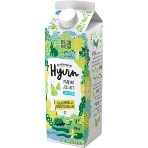 Juustoportti Hyvin jogurtti 1 kg päärynä laktoositon