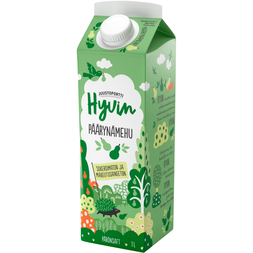 Juustoportti Hyvin mehu 1 l päärynä