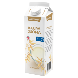 Juustoportti kaurajuoma 1 l gluteeniton