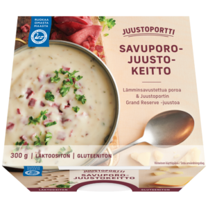 Juustoportti Savuporo-juustokeitto 300 g laktoositon gluteeniton