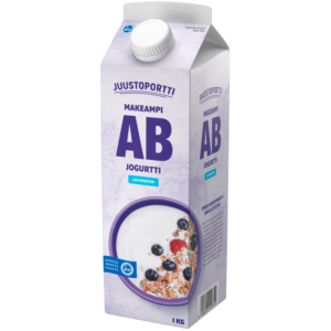 Juustoportti AB-jogurtti 1 kg makeampi laktoositon
