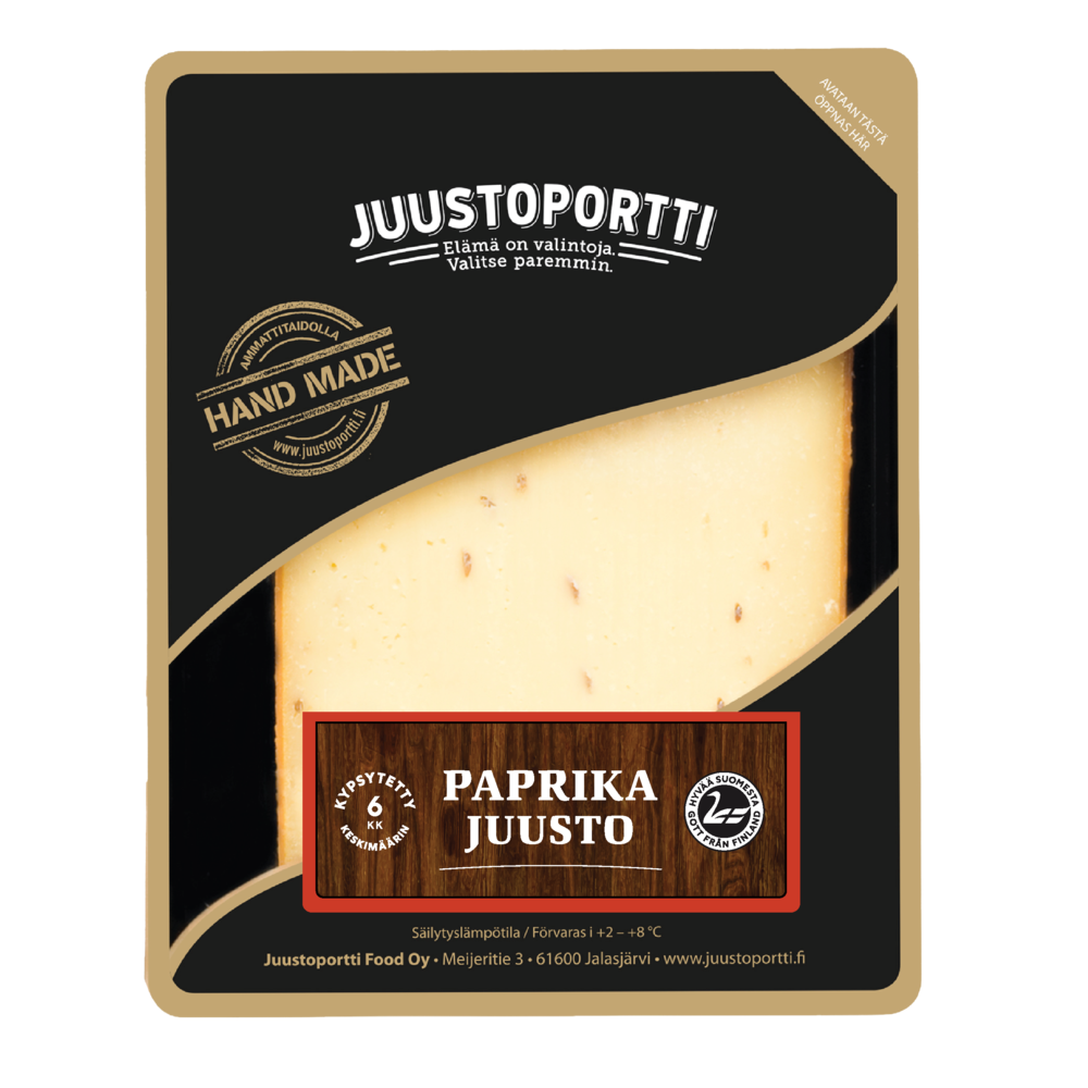 Juustoportti Paprikajuusto 175 g laktoositon